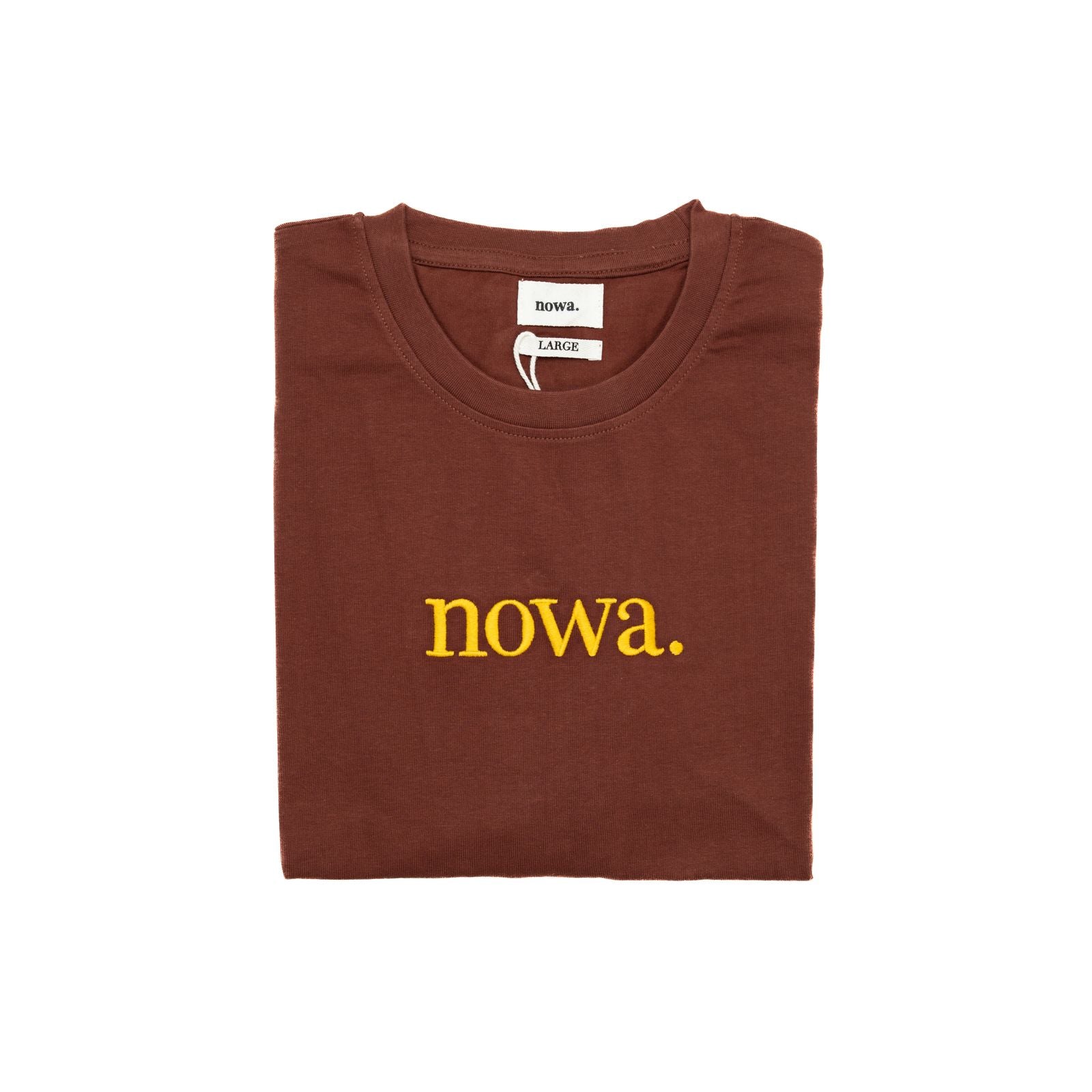 Staten T-Shirt - Marroon / Yellow