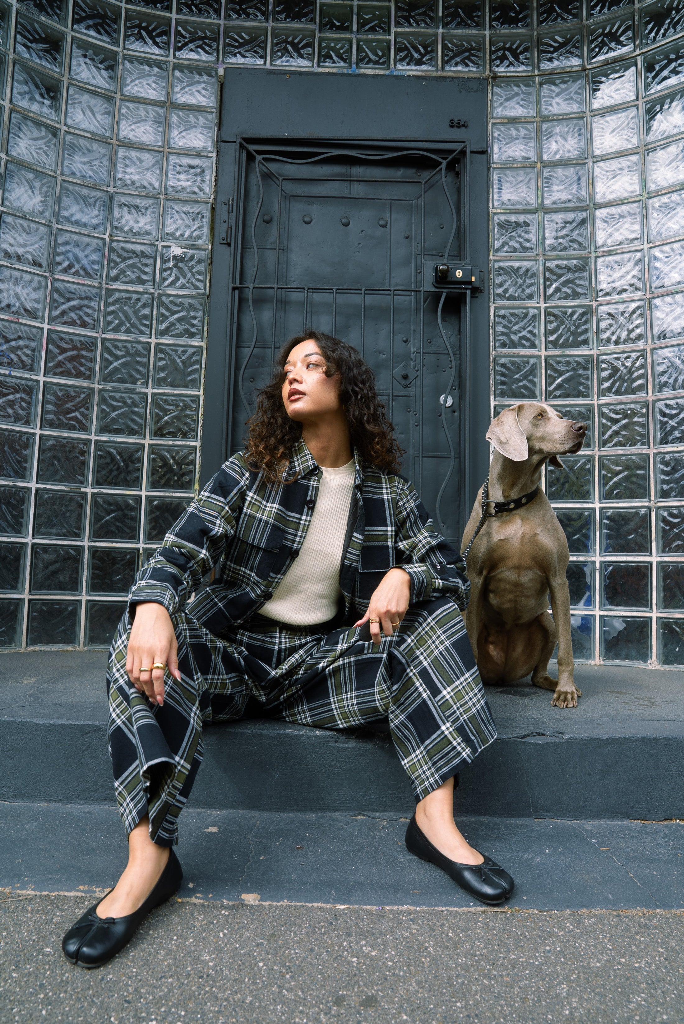 1924 Wide Trouser in Plaid