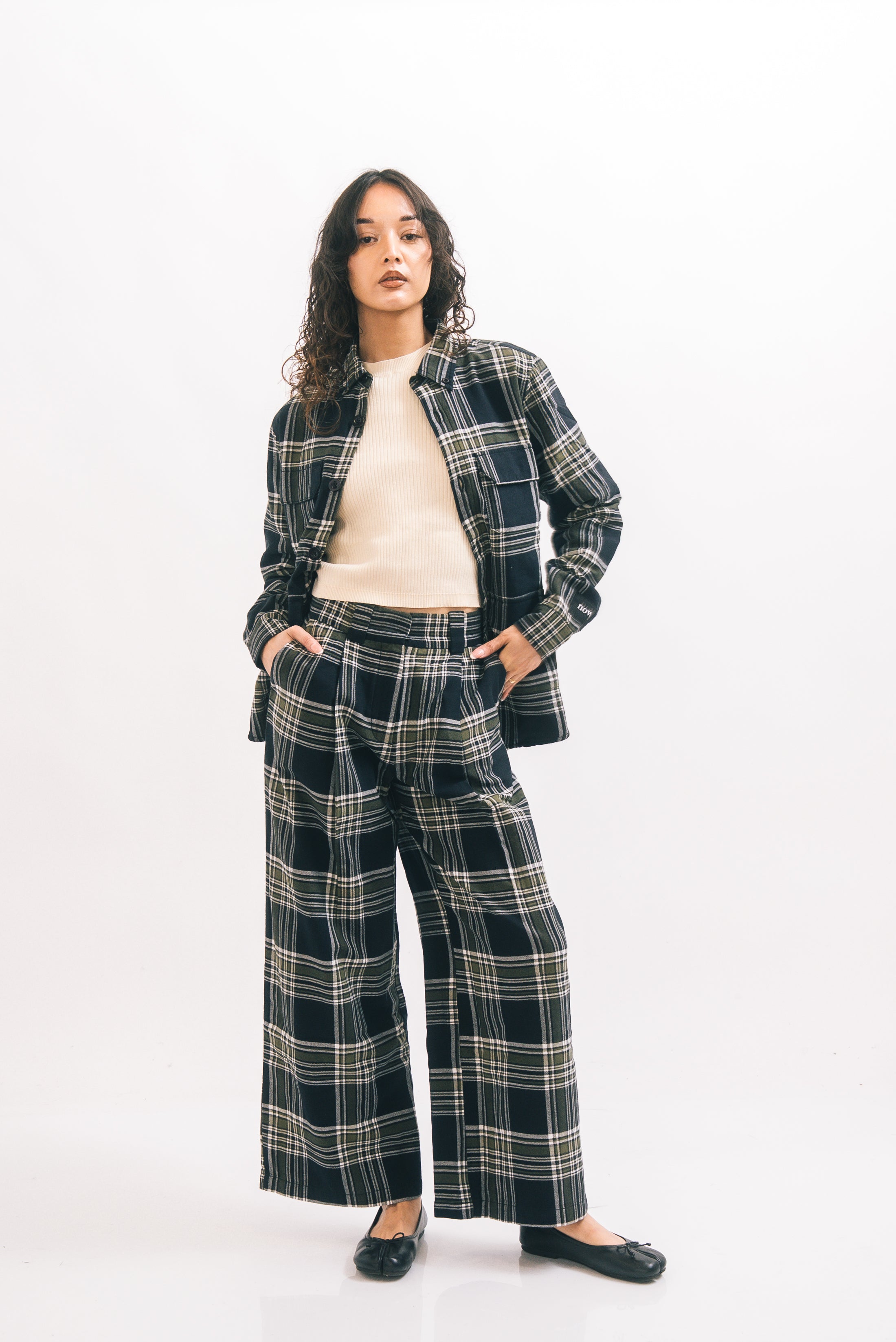 1924 Wide Trouser in Plaid