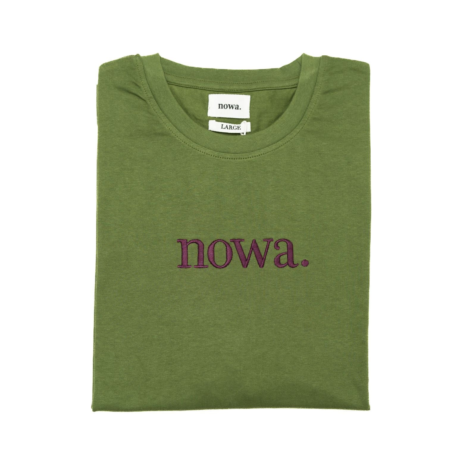 Staten T-Shirt - green / purple