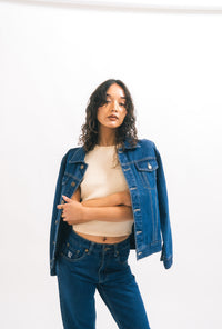 Trucker Jacket in 1991 Mid Wash Denim Blue