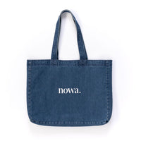 Large Denim Tote Bag - Denim Wash