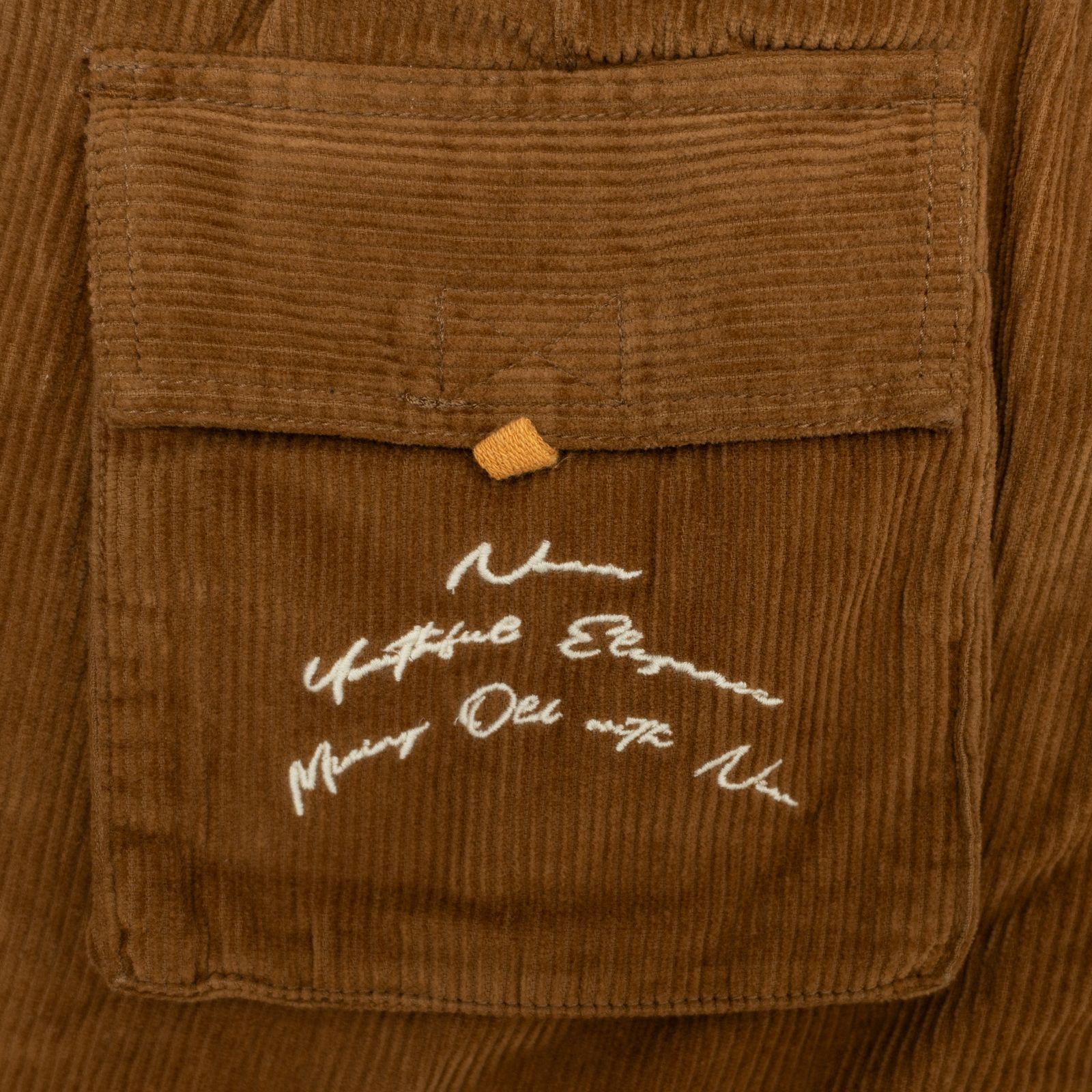 Utility Cargo Trouser - Sap Brown Corduroy