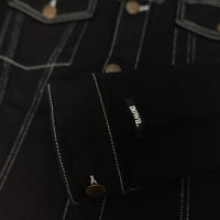 Trucker Jacket -1991 Black / Contrast stitch