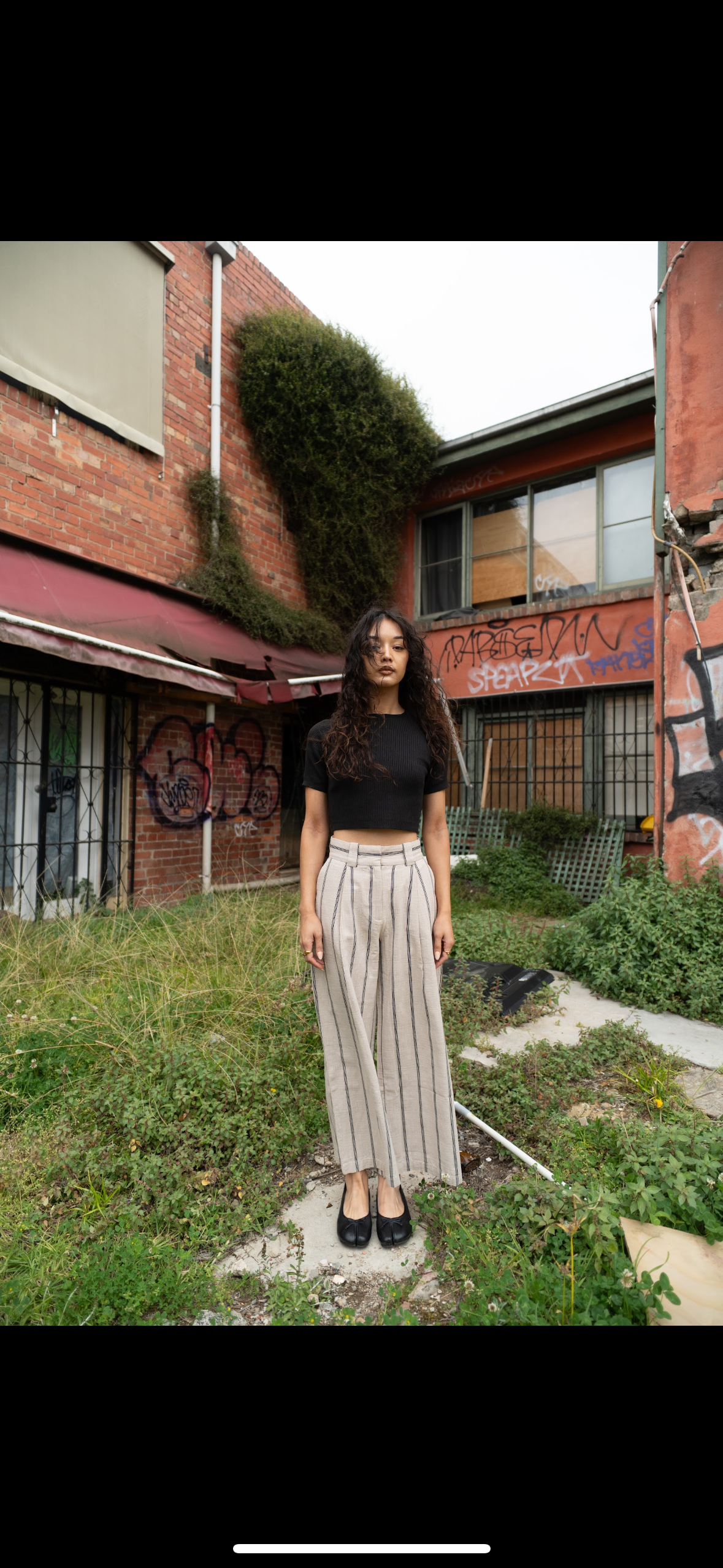 1924 High & Wide Leg Trouser in Natural Linen