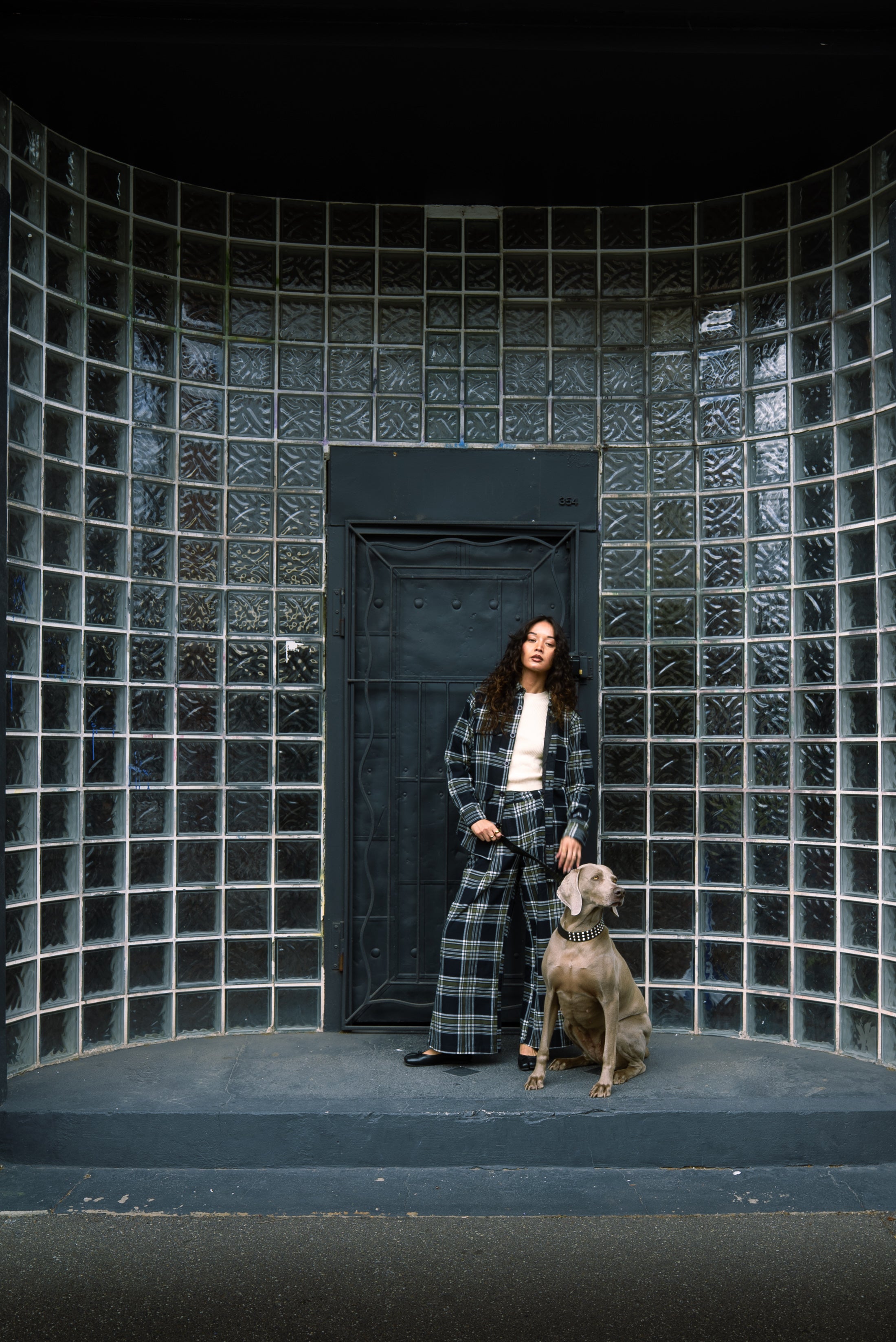 1924 Wide Trouser in Plaid