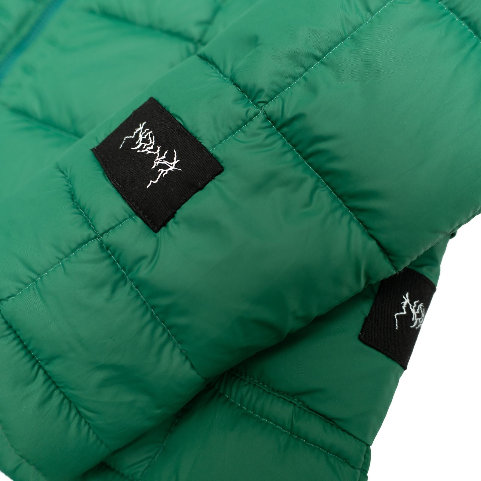 Quilted Puffer Jacket in Green