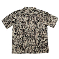Leopard Silk S/S Camp Collar Shirt