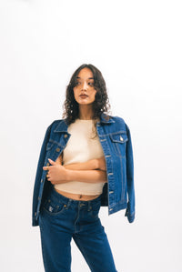 Trucker Jacket in 1991 Mid Wash Denim Blue