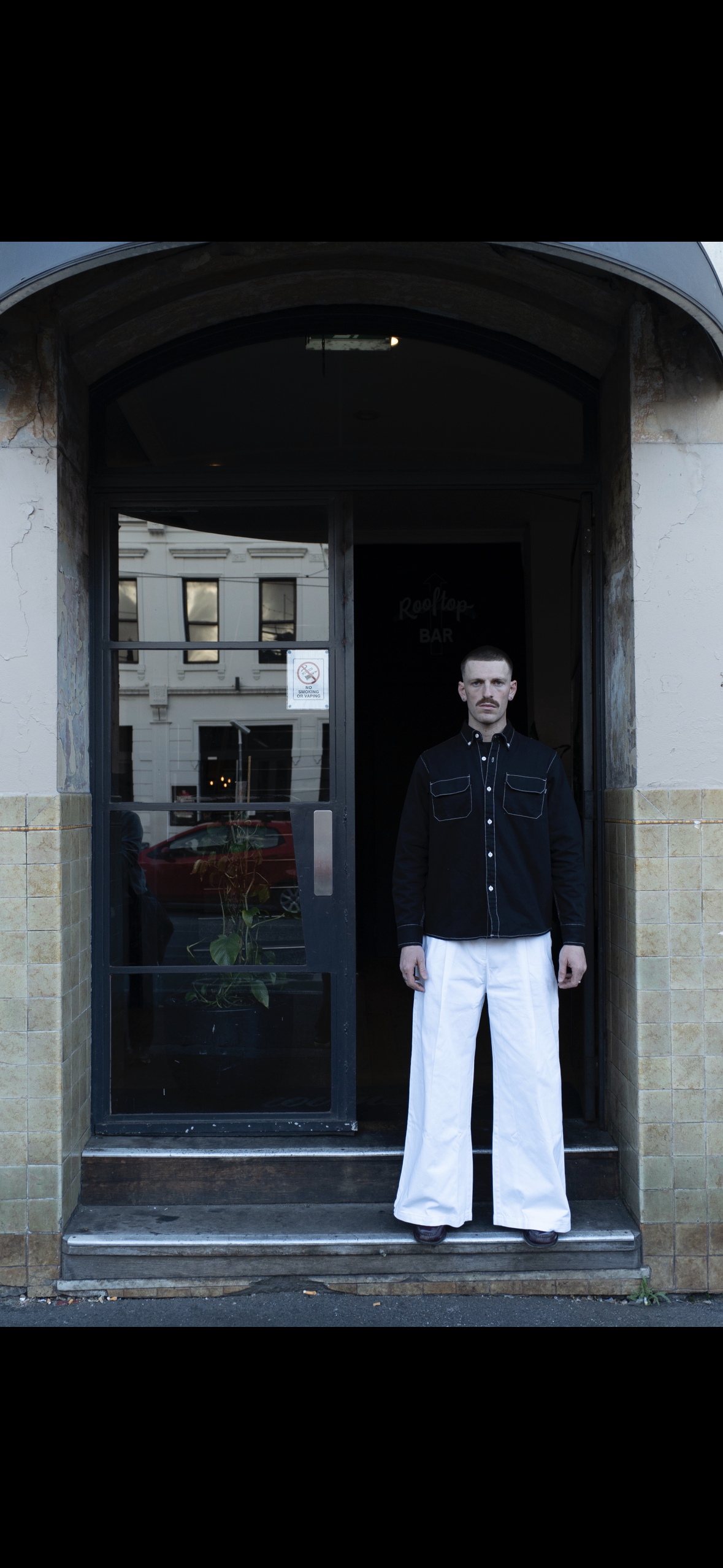 1924 Territory High & Wide Leg Trouser - Bright White