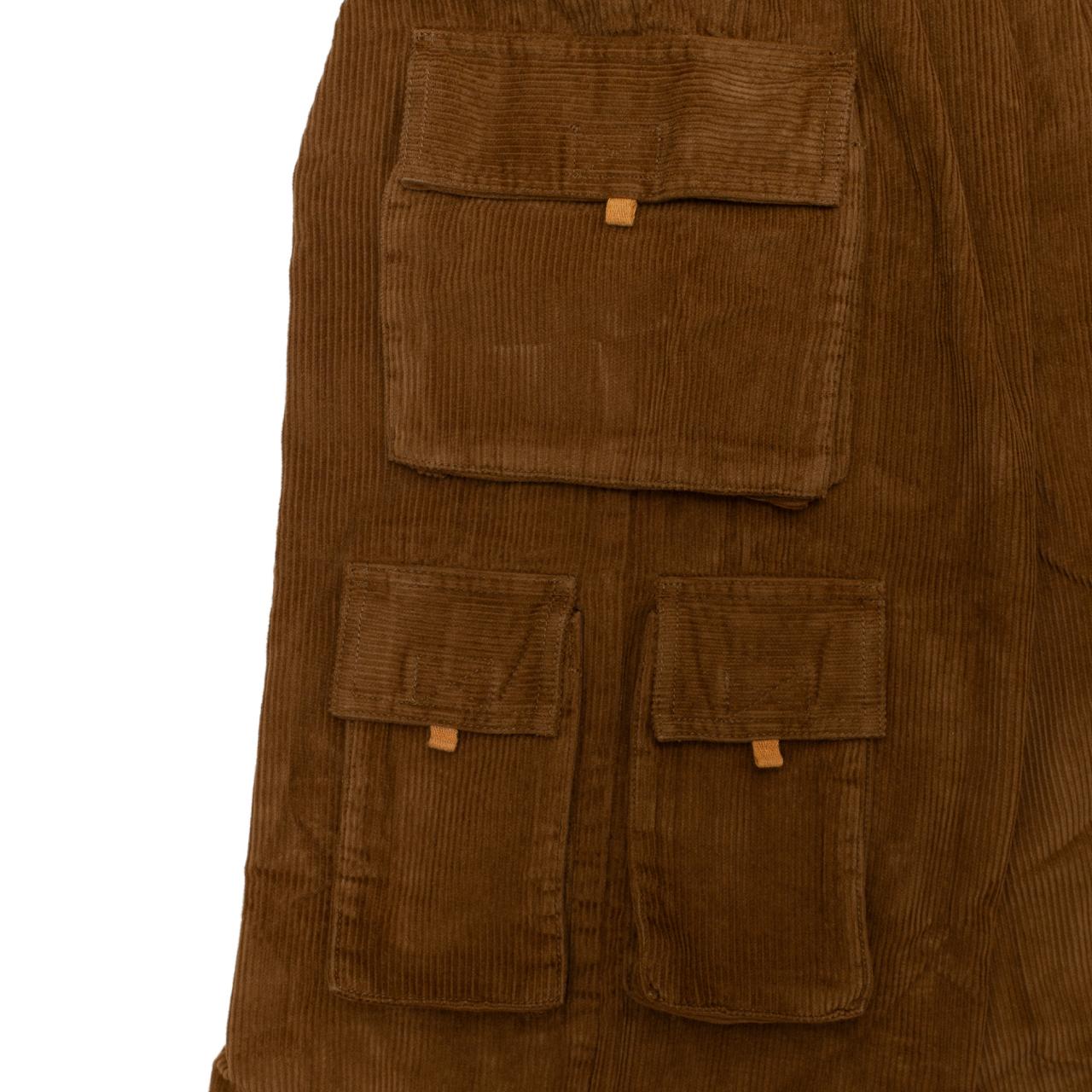 Utility Cargo Trouser - Sap Brown Corduroy