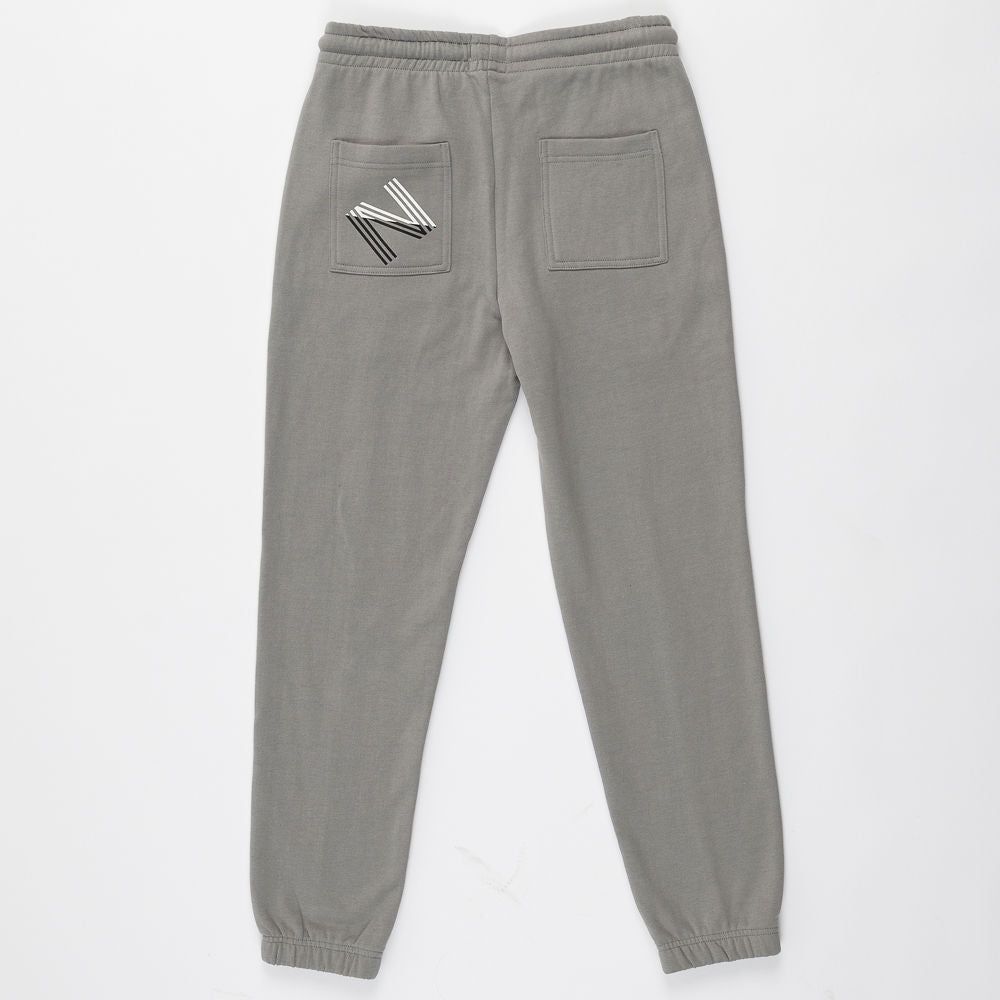 Sports Cuffed Sweatpants in Grey
