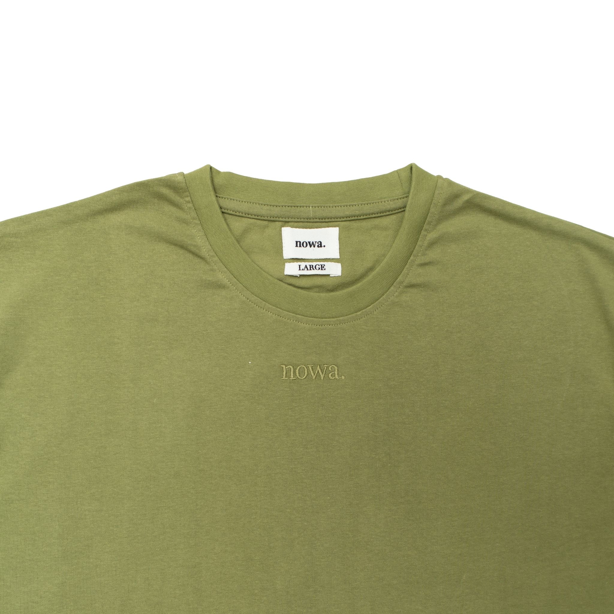 Minimal T-Shirt in Moss Green