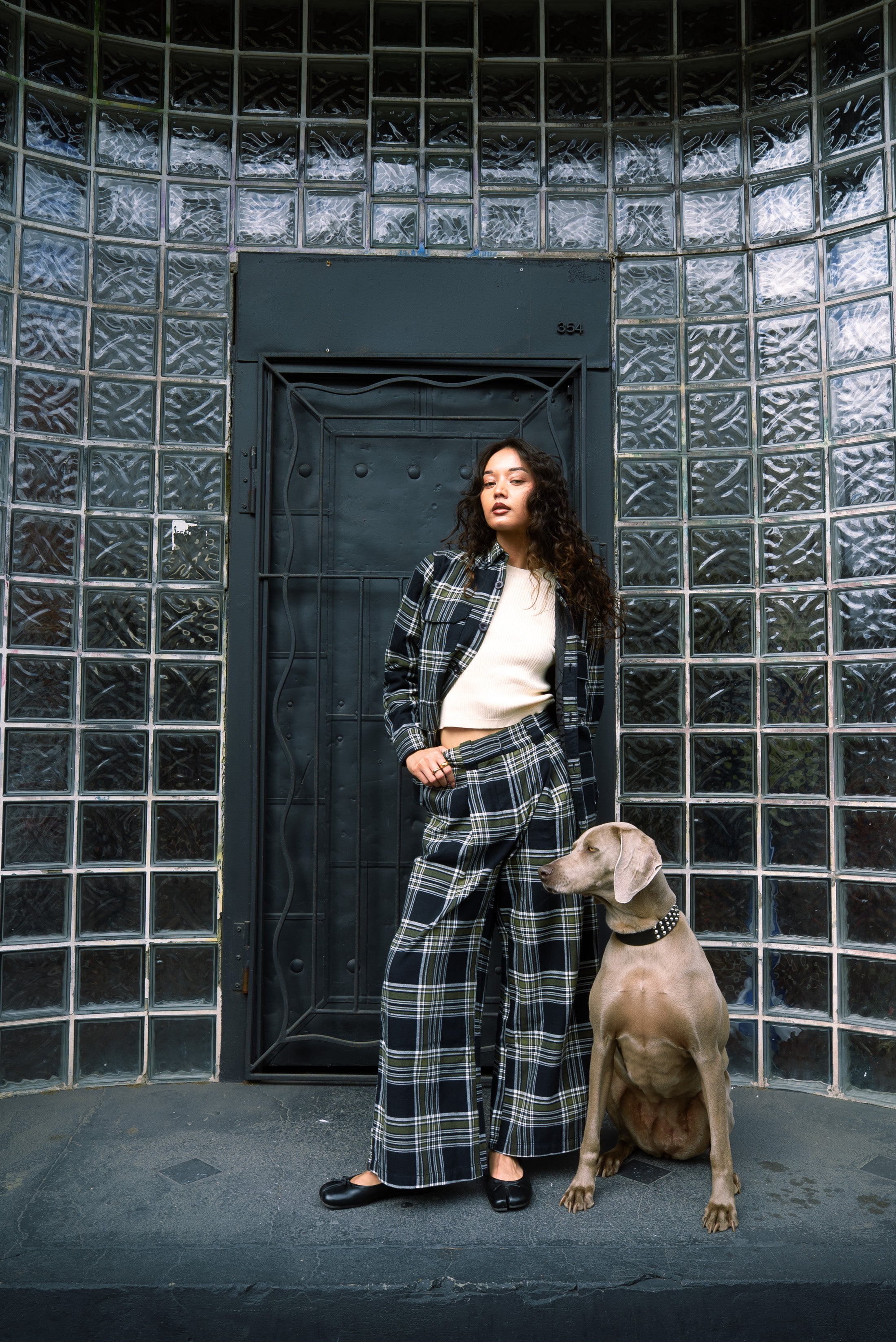 1924 Wide Trouser in Plaid