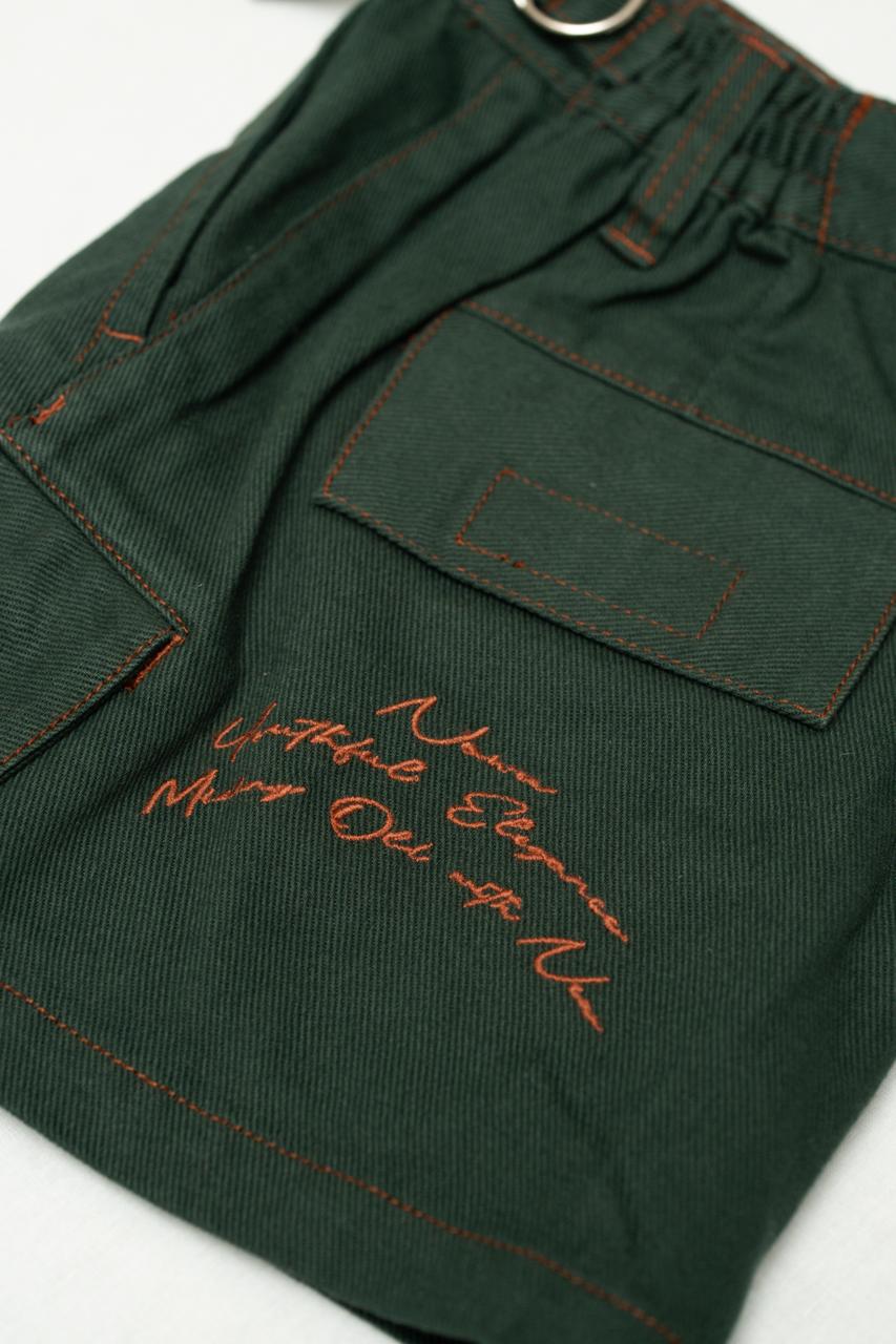 Low Rise Utility Skirt - Kuitpo Green