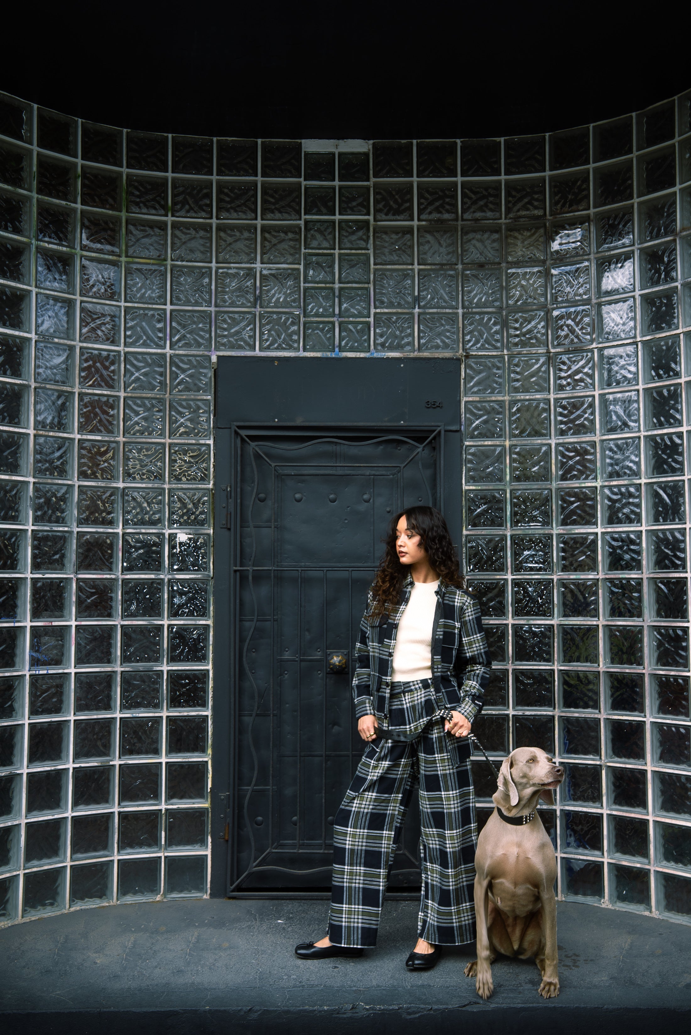 1924 Wide Trouser in Plaid