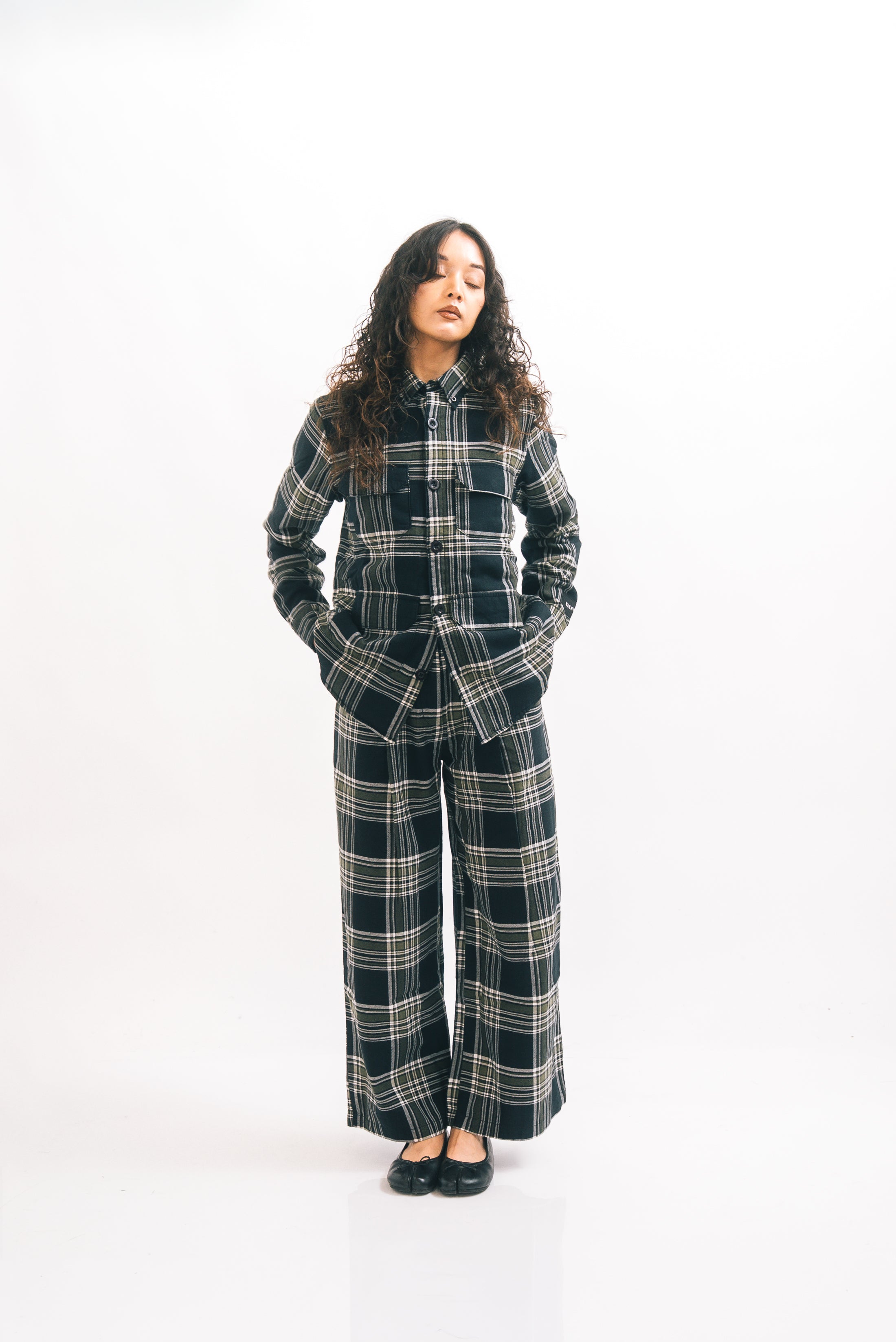 1924 Wide Trouser in Plaid