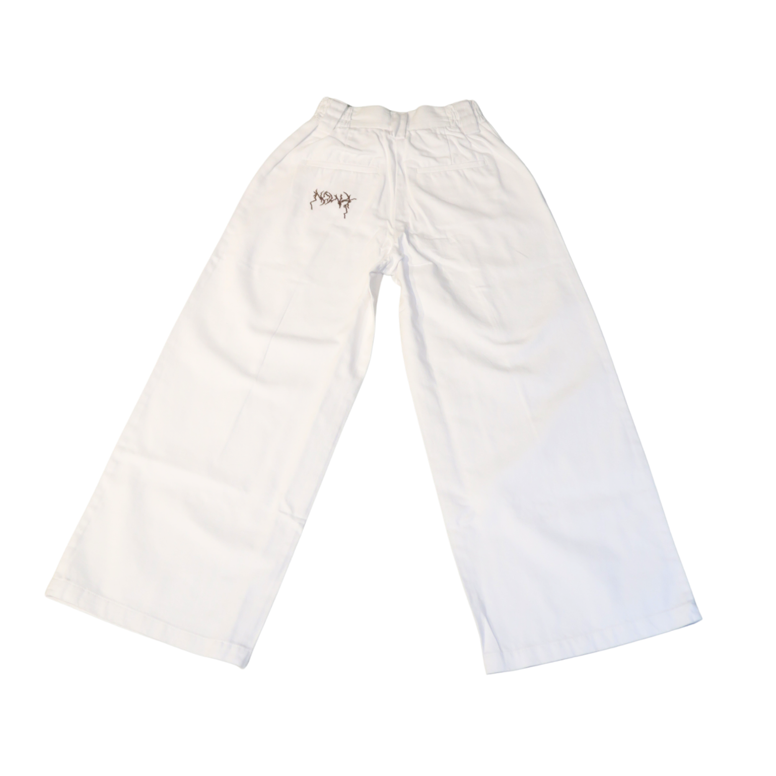 1924 Wide Trouser in White