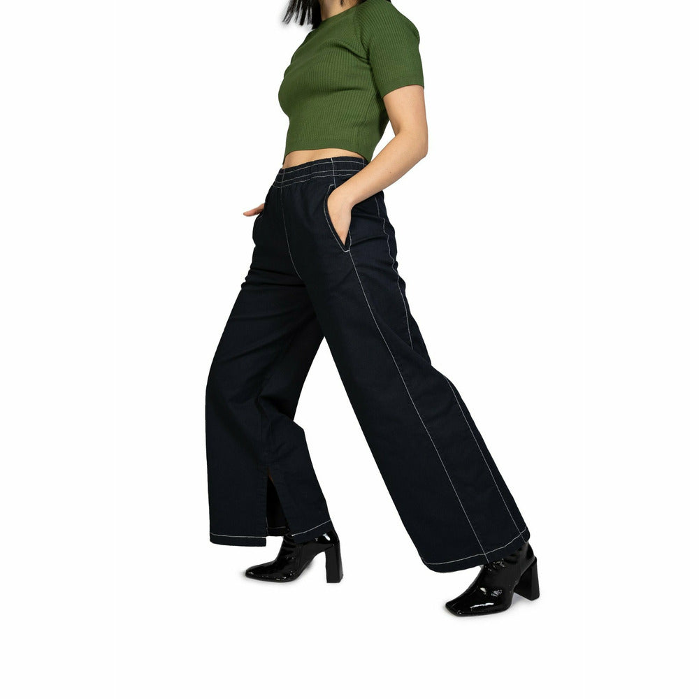 Ribbed Short Sleeve Top in Garden Green