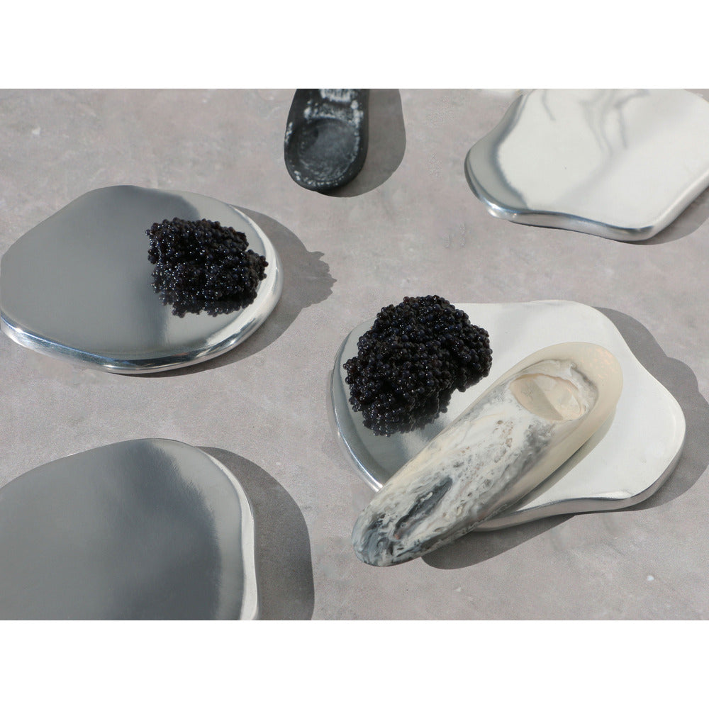 Silver Cocktail Coasters