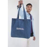 Medium Denim Tote Bag