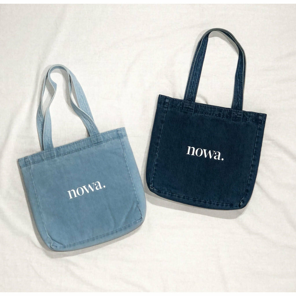 Medium Denim Tote Bag