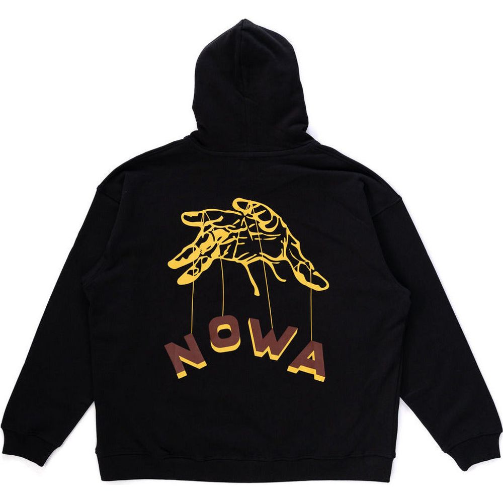 Puppet Hoodie - Meteor Black, Heavy Weight 100% Cotton Fleece - 400GSM