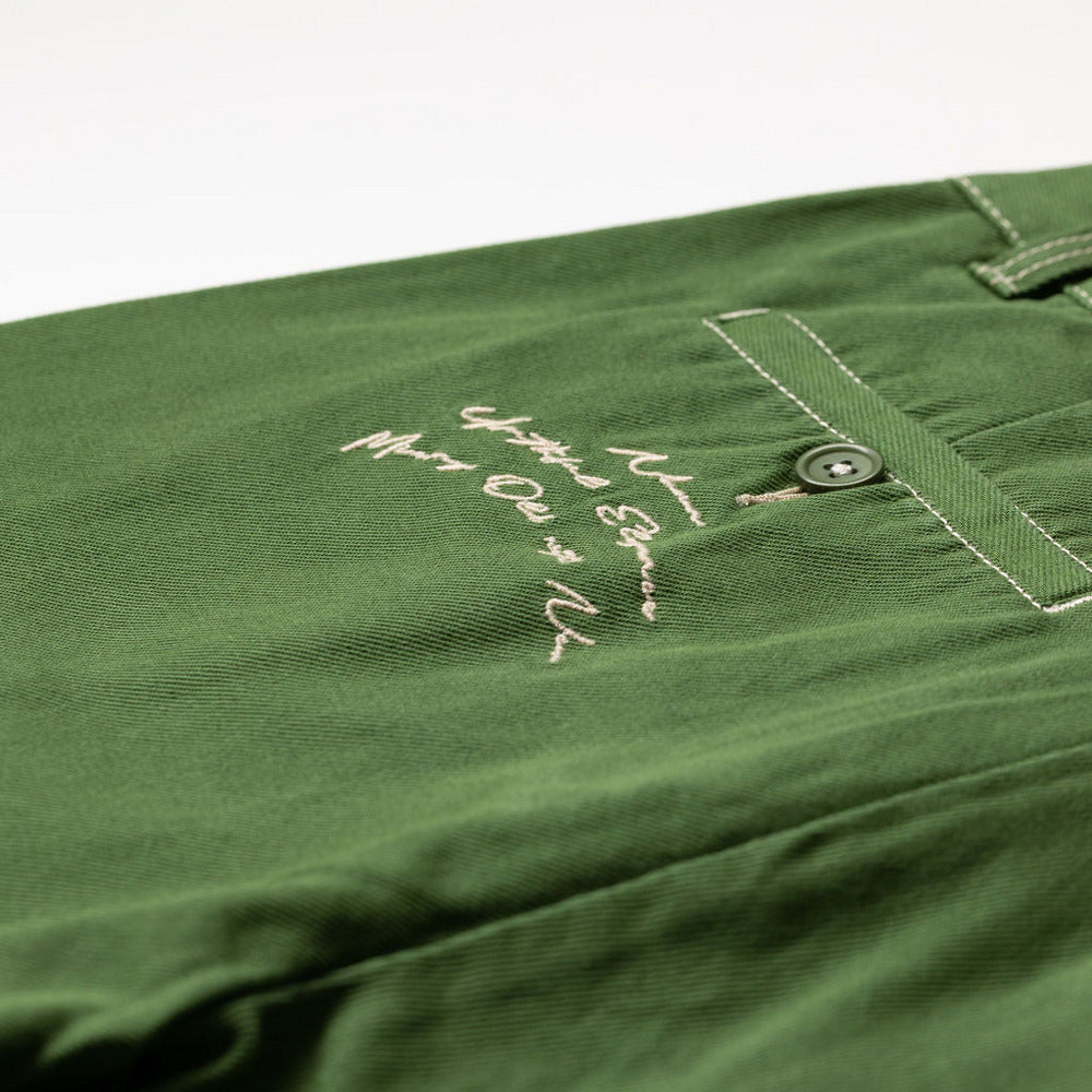 1990 Relaxed Leg Cropped Trouser - Green