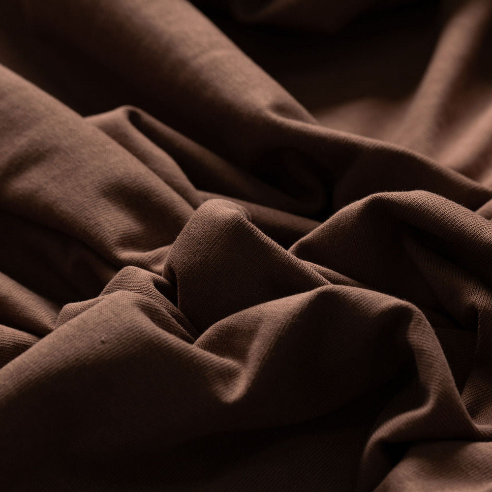 Staten T-Shirt - Brown, Heavyweight 280GSM 100% Cotton Jersey Tee Shirtu