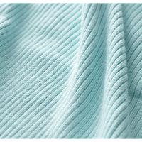 Ribbed Tank Top in Pastel Turquoise