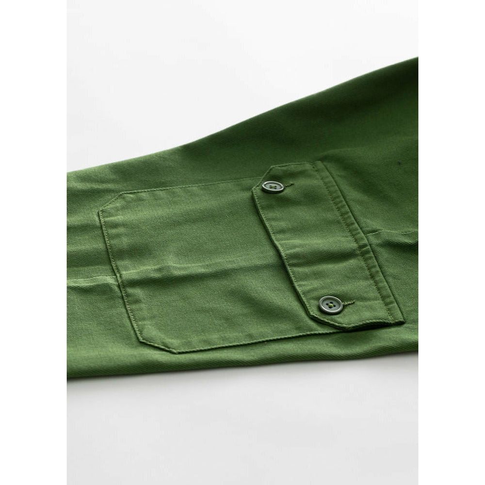 Straight Leg Cargo Trouser - Garden Green