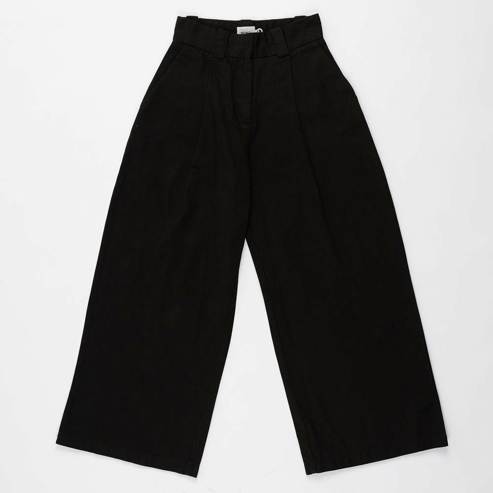 1924 Wide Trouser in Char Black