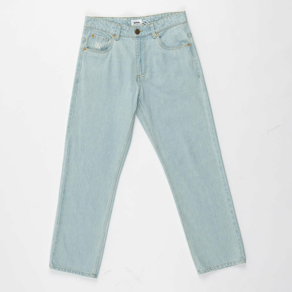 1991 Mid Rise Straight Leg Jeans in Light Blue