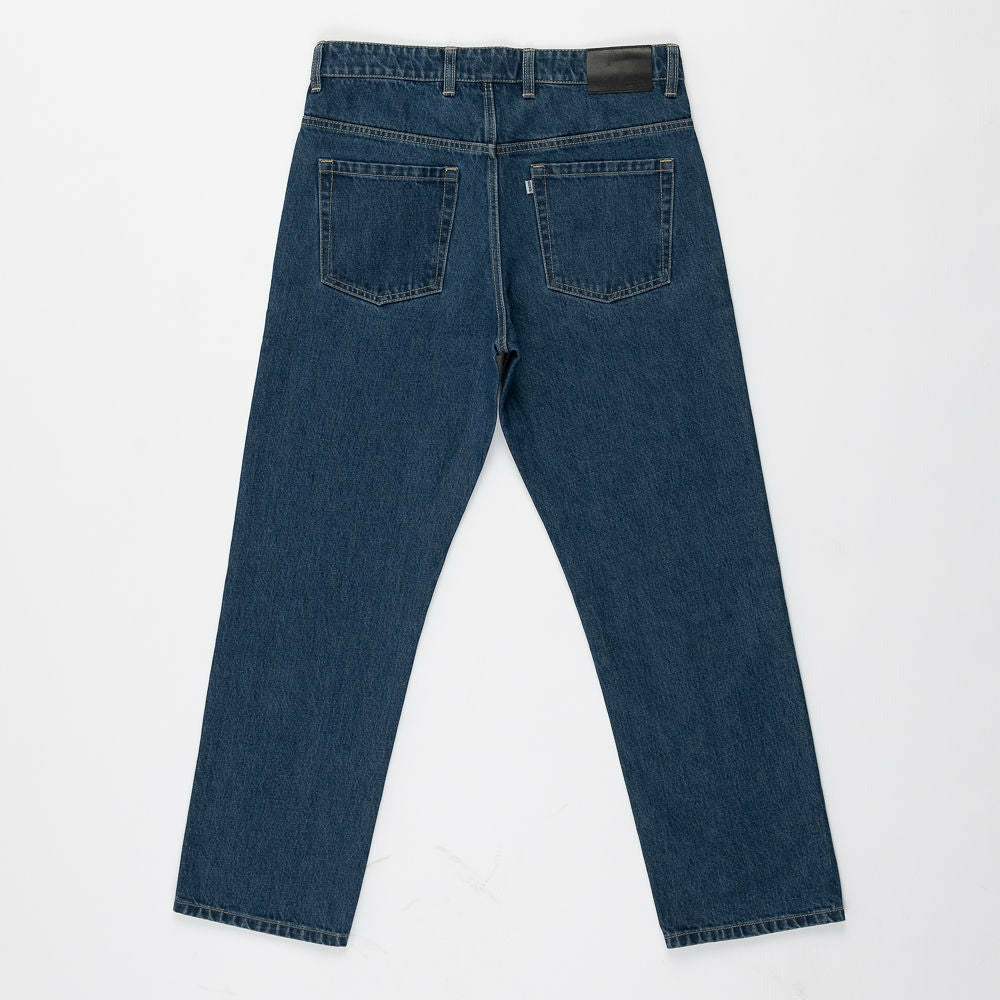 1991 Mid Rise Straight Leg Jeans in Mid Blue