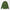 Block Regular Hooded Sweatshirt in Green