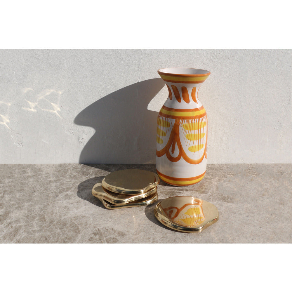 Brass Cocktail Coasters