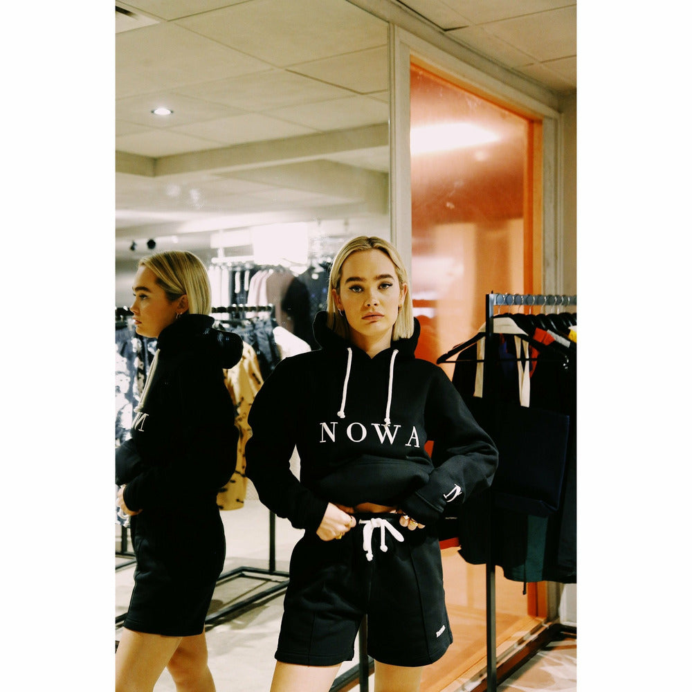 Block Hoodie in Black