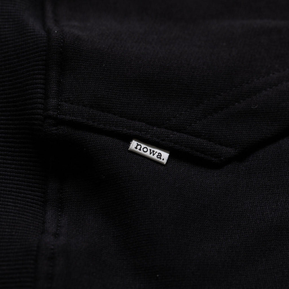 Staten Hoodie - Black, Heavyweight 100% Cotton Fleece - 400GSM