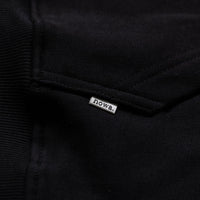 Staten Hoodie - Black, Heavyweight 100% Cotton Fleece - 400GSM