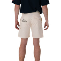 Safari Cargo Shorts in Pearled Ivory