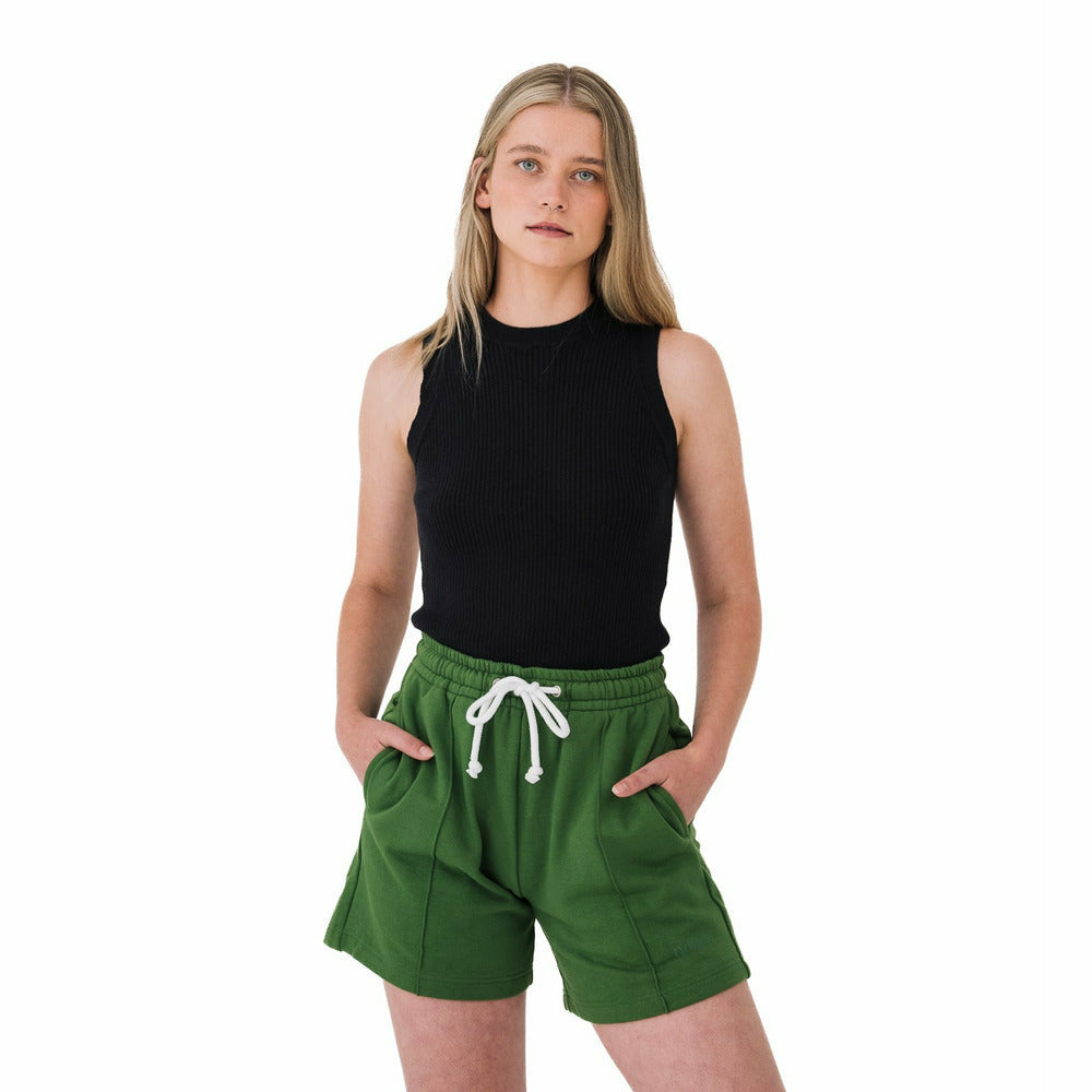 Ribbed Tank Top in Black