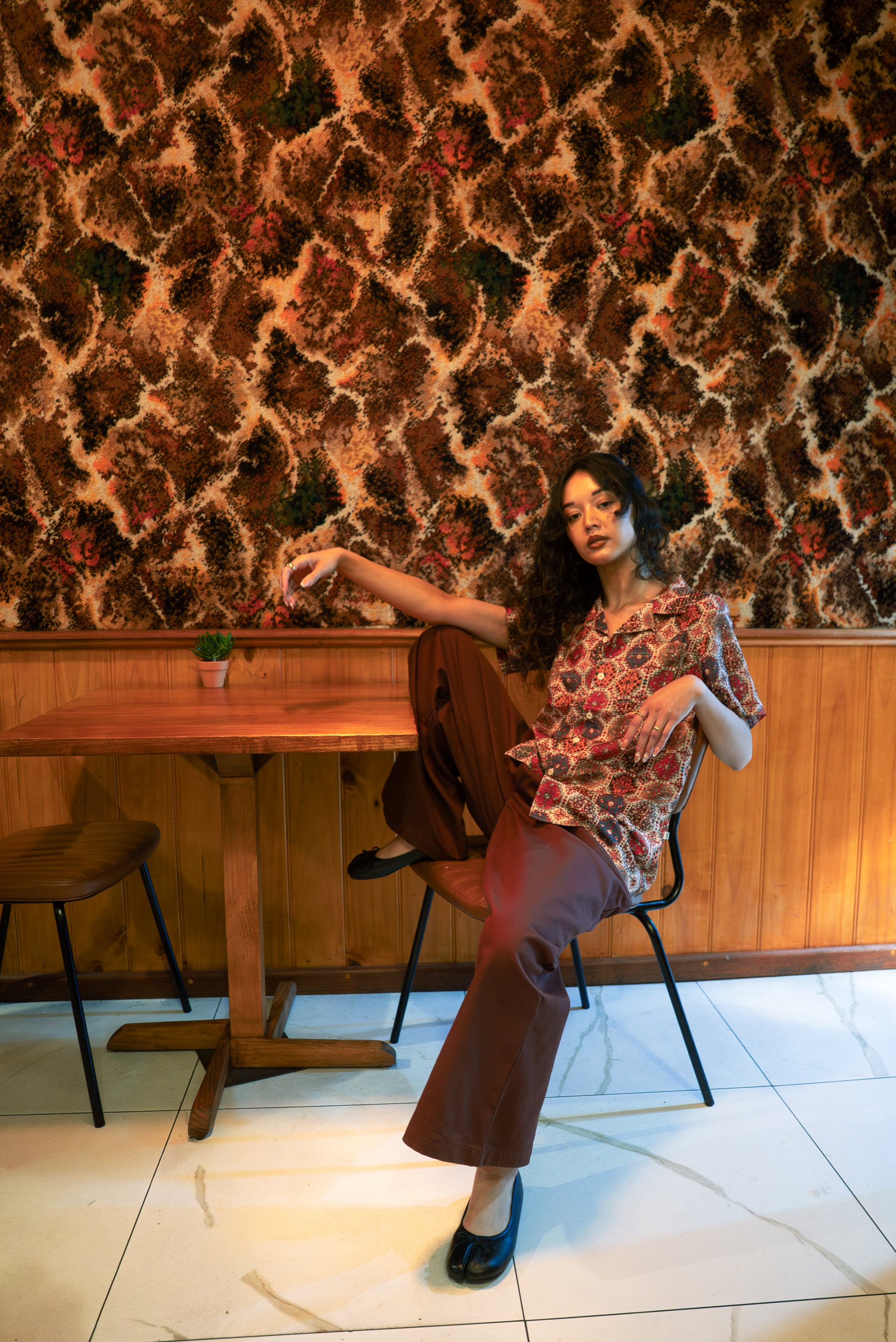 Alchemist Silk S/S Camp Collar Shirt