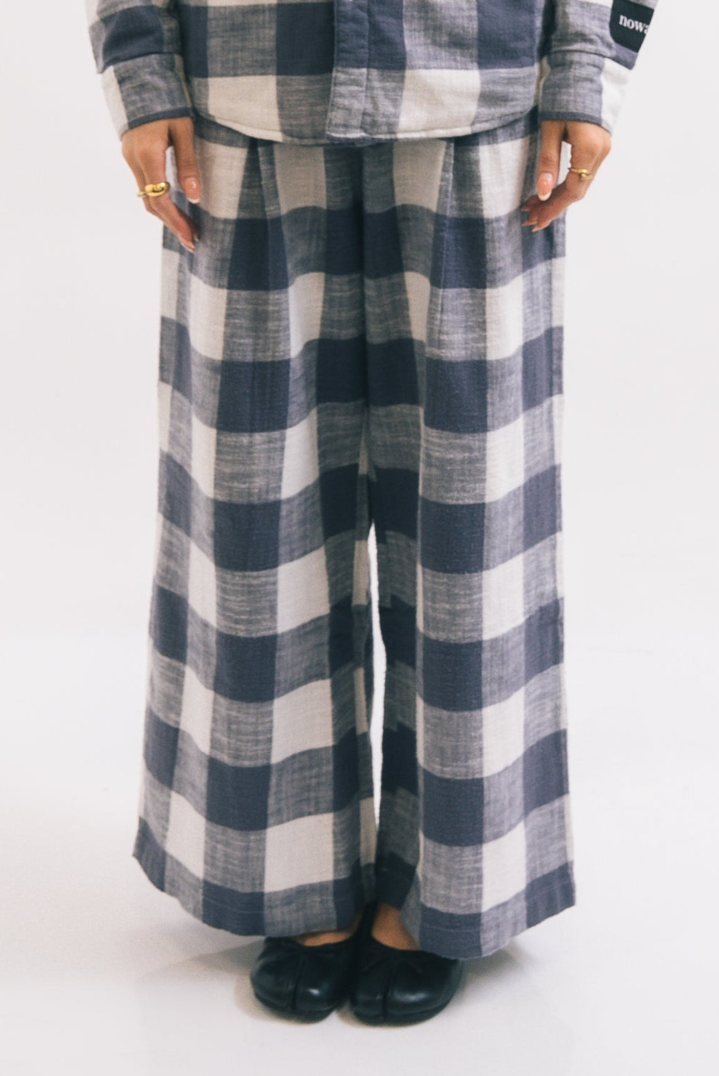 1924 Wide Trouser in Checker