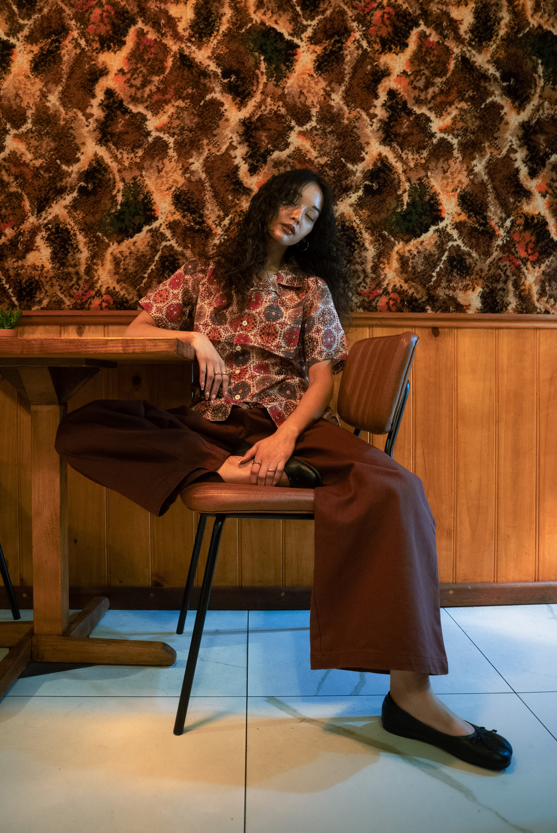 Alchemist Silk S/S Camp Collar Shirt