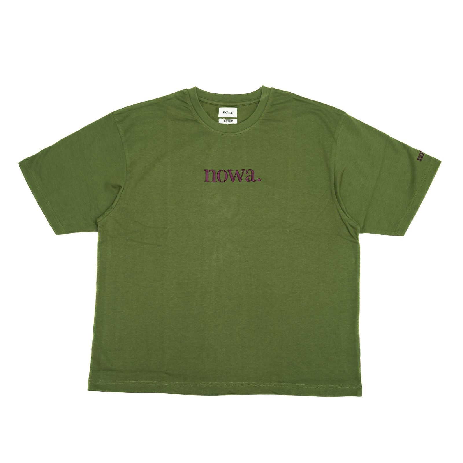 Staten T-Shirt - green / purple