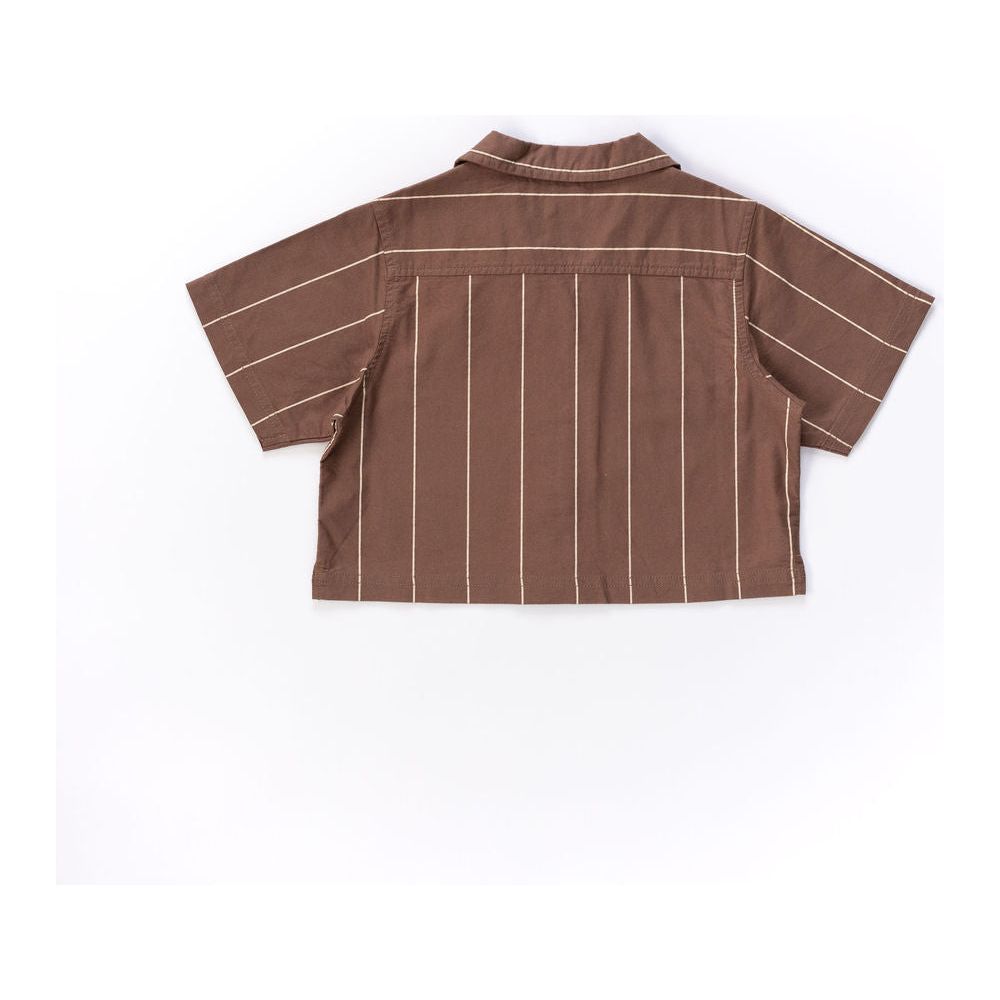 Cropped Camp Collar Shirt
