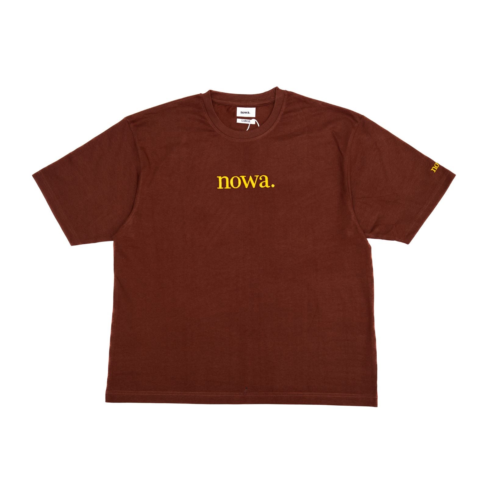 Staten T-Shirt - Marroon / Yellow