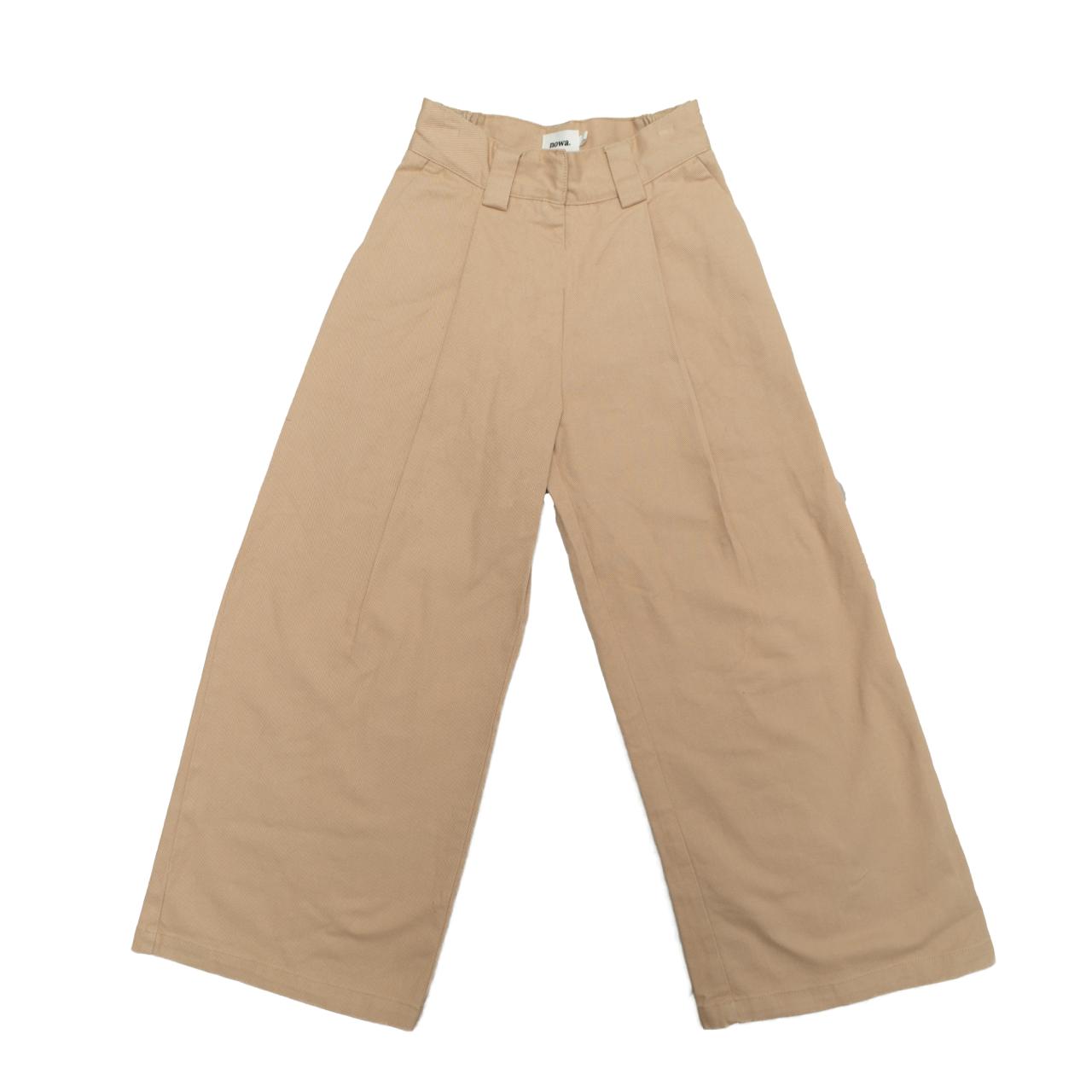 1924 High & Wide Leg Trouser - Aldinga Sands