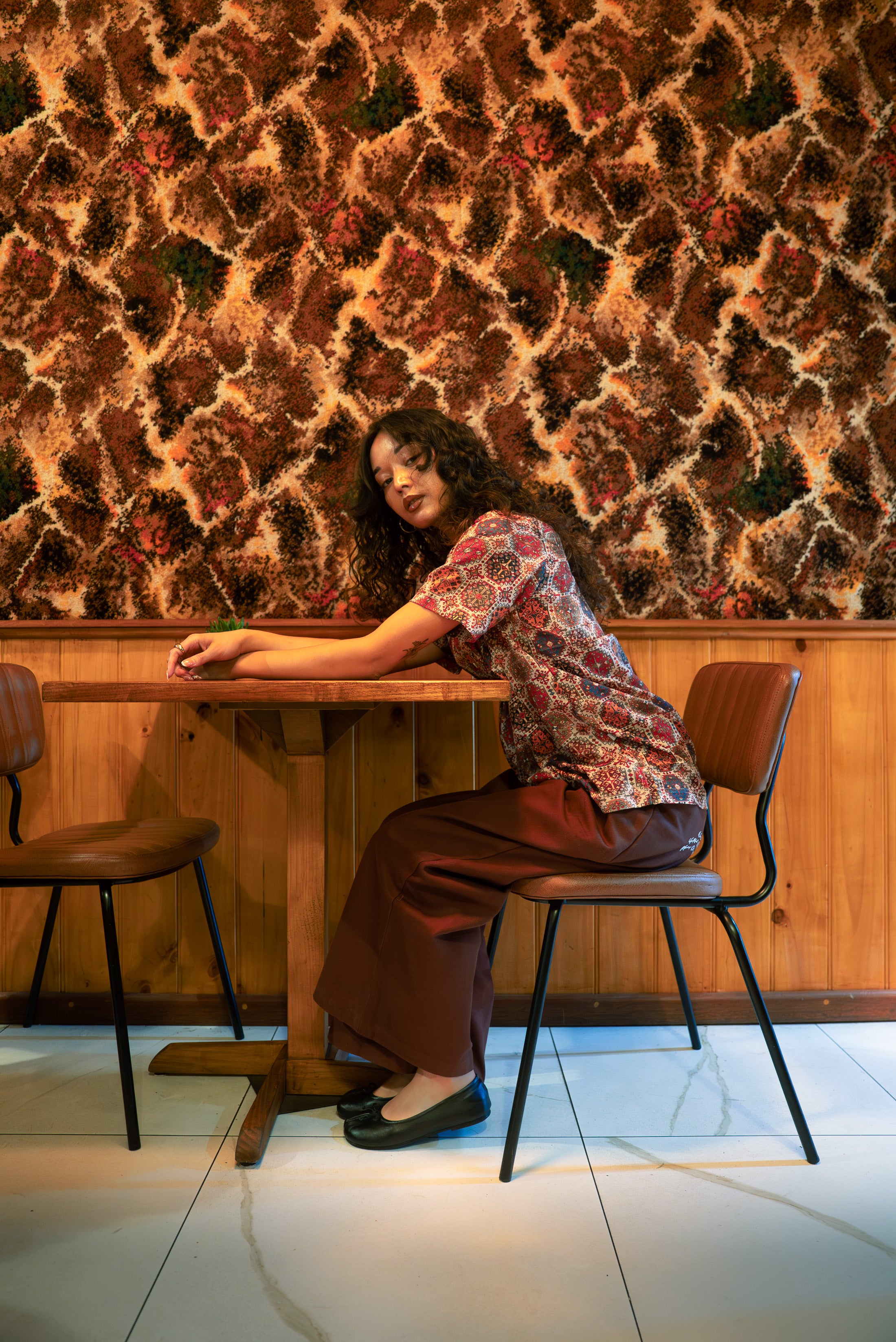 Alchemist Silk S/S Camp Collar Shirt