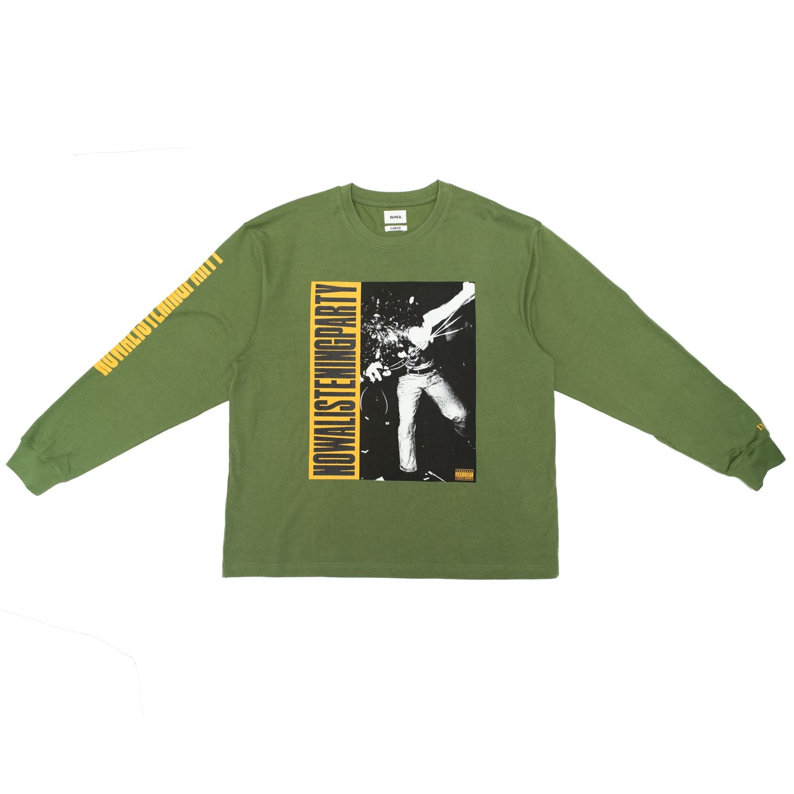 Nowa Listening Party L/S Tee Green